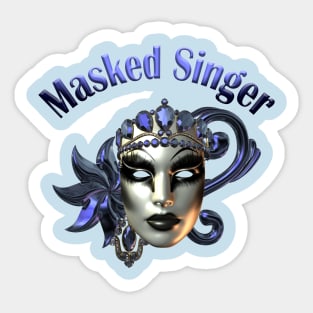 masked singer t-shirt Sticker